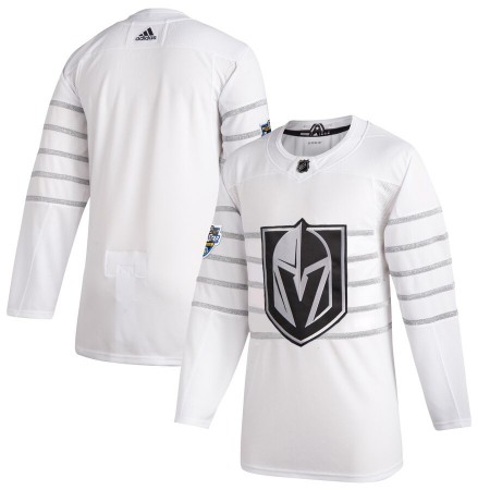 Vegas Golden Knights Blank Wit Adidas 2020 NHL All-Star Authentic Shirt - Mannen